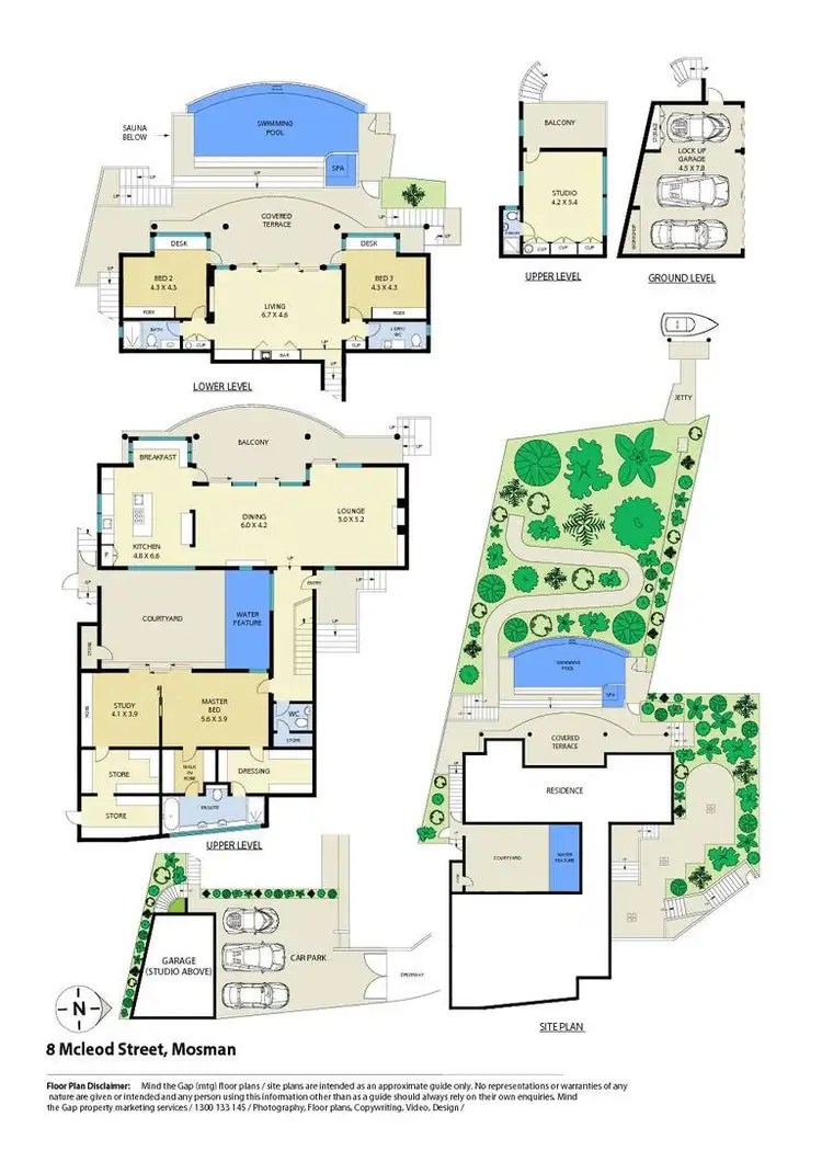 Floorplan of Homely house listing, 8 McLeod Street, Mosman NSW 2088