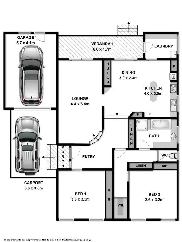 Floorplan of Homely house listing, 14 Yamba Street, Tallangatta VIC 3700