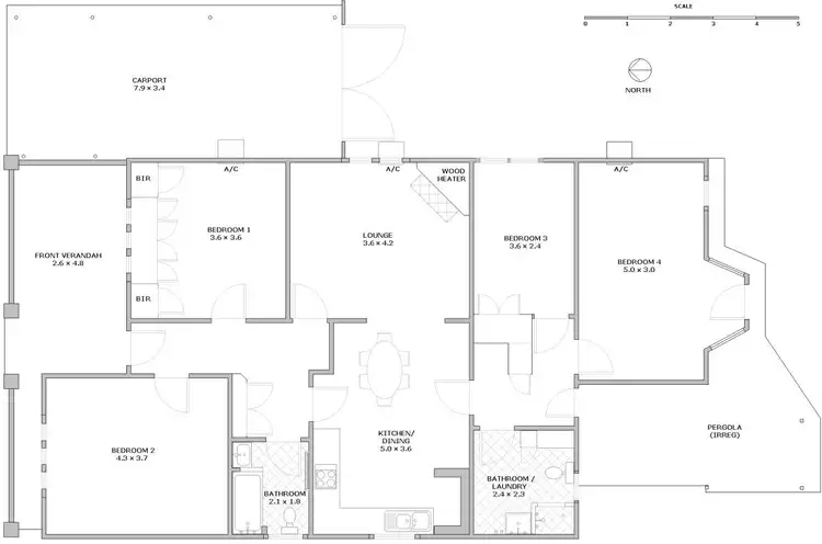 Floorplan of Homely house listing, 121 Mortimer Street, Mudgee NSW 2850