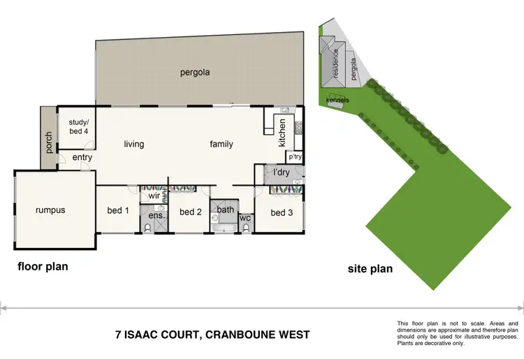 Floorplan of Homely house listing, 7 Isaac Court, Cranbourne West VIC 3977