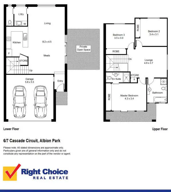 Floorplan of Homely house listing, 6/7 Cascade Circuit, Albion Park NSW 2527