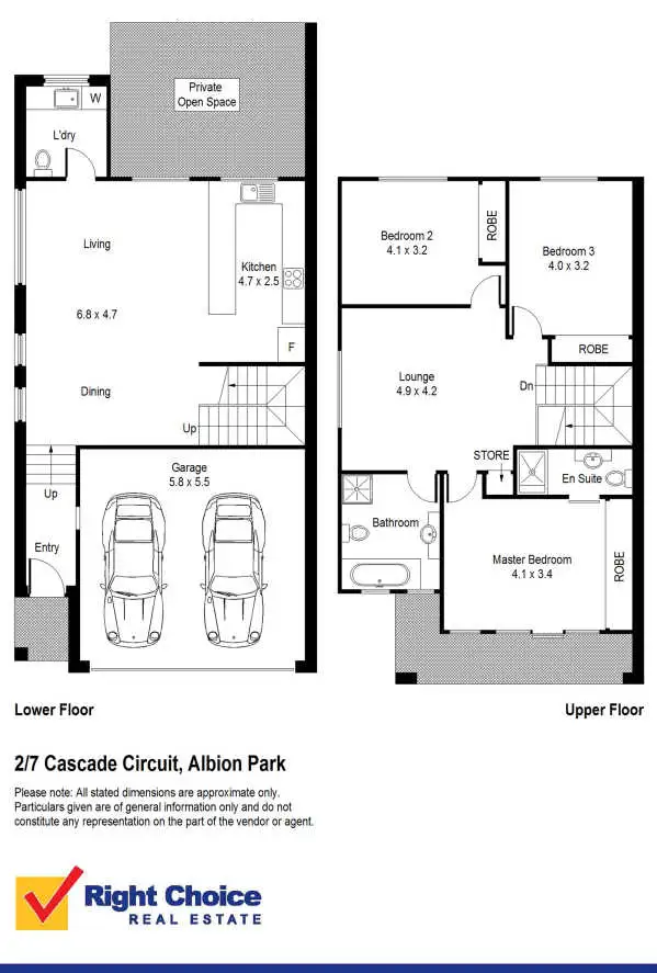 Floorplan of Homely house listing, 2/7 Cascade Circuit, Albion Park NSW 2527