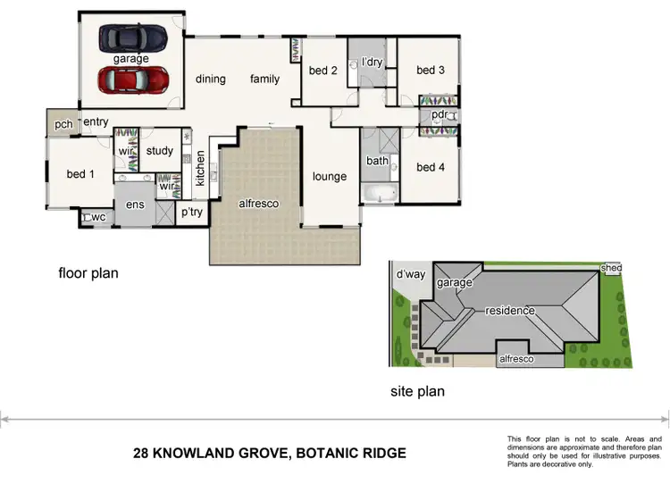 Floorplan of Homely house listing, 28 Knowland Grove, Botanic Ridge VIC 3977