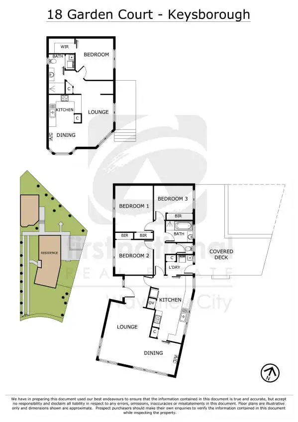 Floorplan of Homely house listing, 18 Garden Court, Keysborough VIC 3173