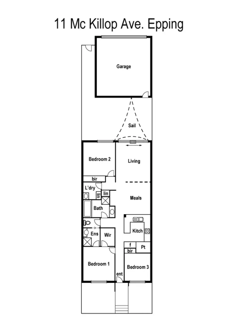 Floorplan of Homely house listing, 11 McKillop Avenue, Epping VIC 3076