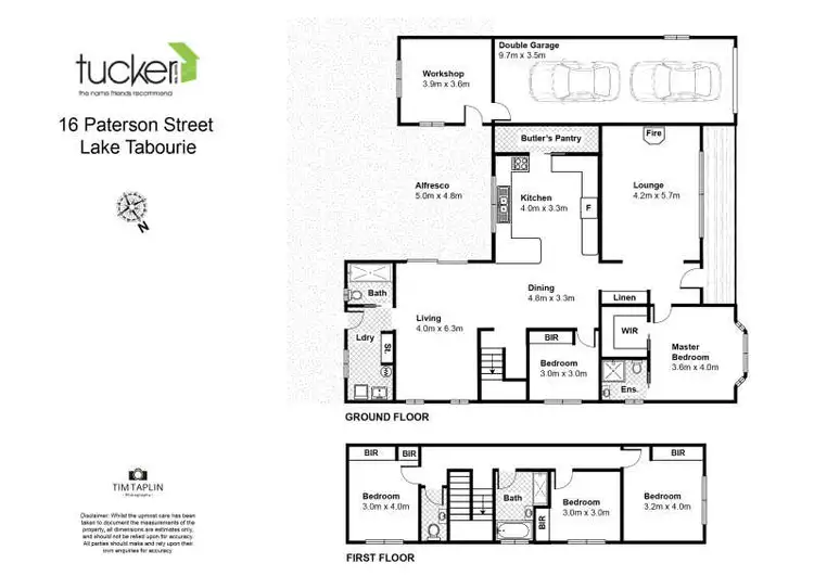 Floorplan of Homely house listing, 16 Paterson Close, Lake Tabourie NSW 2539