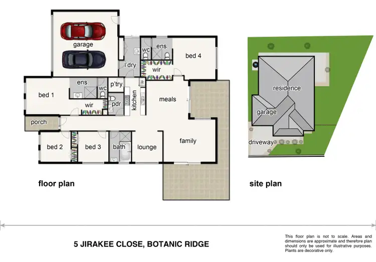 Floorplan of Homely house listing, 5 Jirakee Close, Botanic Ridge VIC 3977