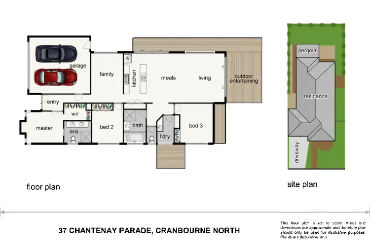 Floorplan of Homely house listing, 37 Chantenay Parade, Cranbourne North VIC 3977