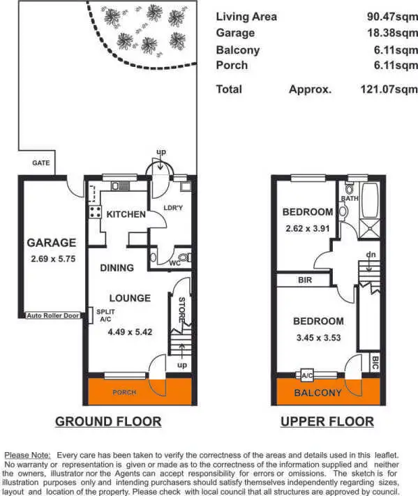 Floorplan of Homely townhouse listing, 7/34 Addison Road, Black Forest SA 5035