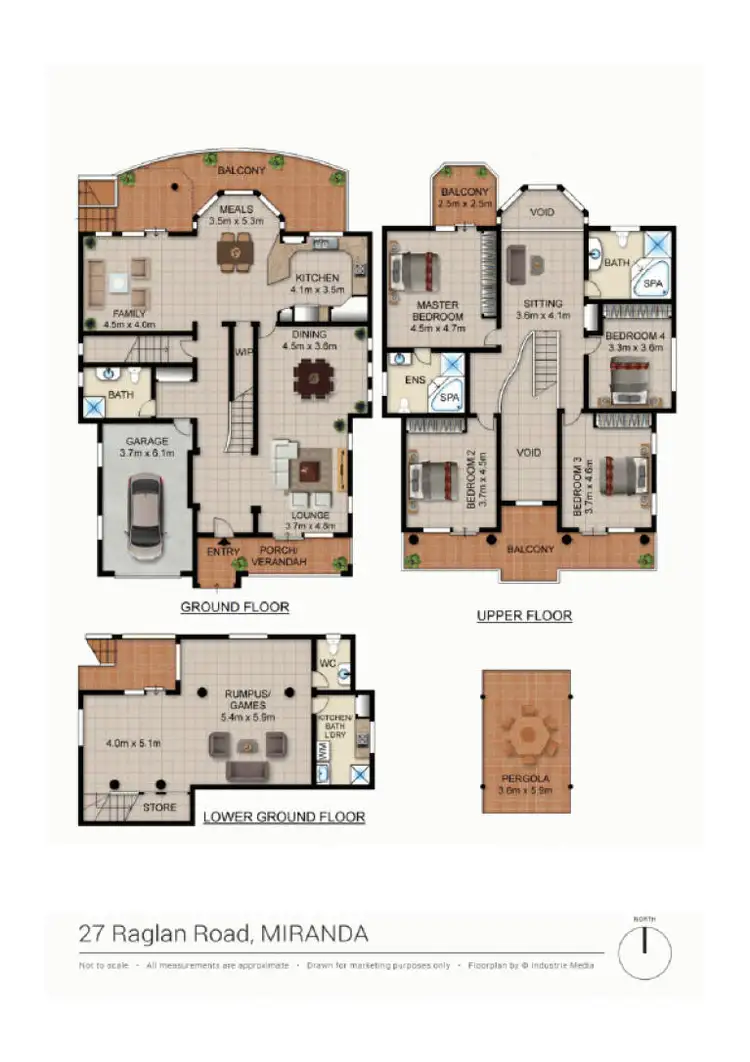 Floorplan of Homely house listing, 27 Raglan Road, Miranda NSW 2228