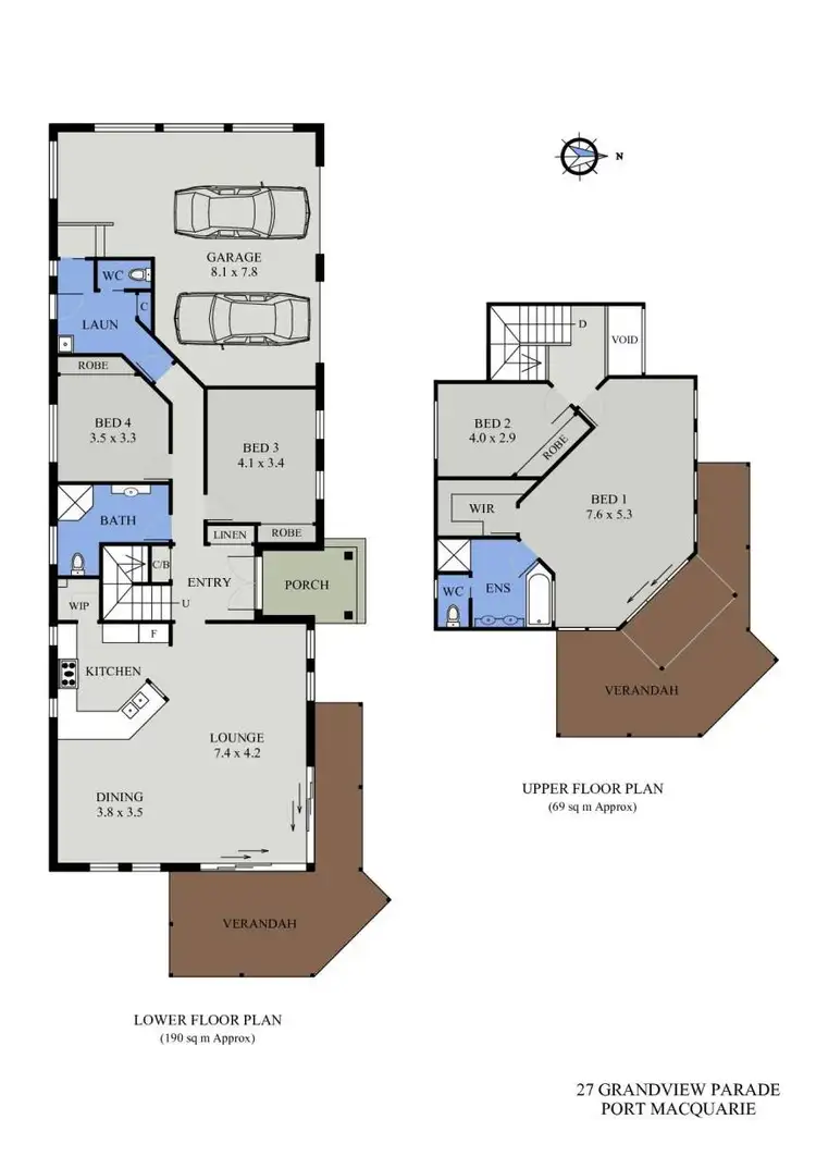 Floorplan of Homely house listing, 27 Grandview Parade, Port Macquarie NSW 2444