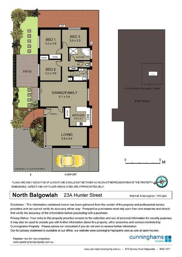 Floorplan of Homely house listing, 23a Hunter Street, North Balgowlah NSW 2093