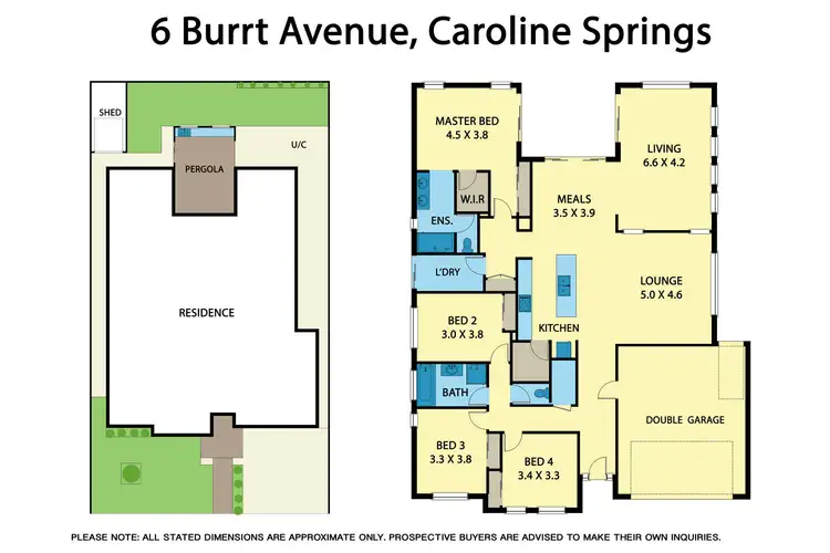 Floorplan of Homely house listing, 6 Burtt Avenue, Caroline Springs VIC 3023