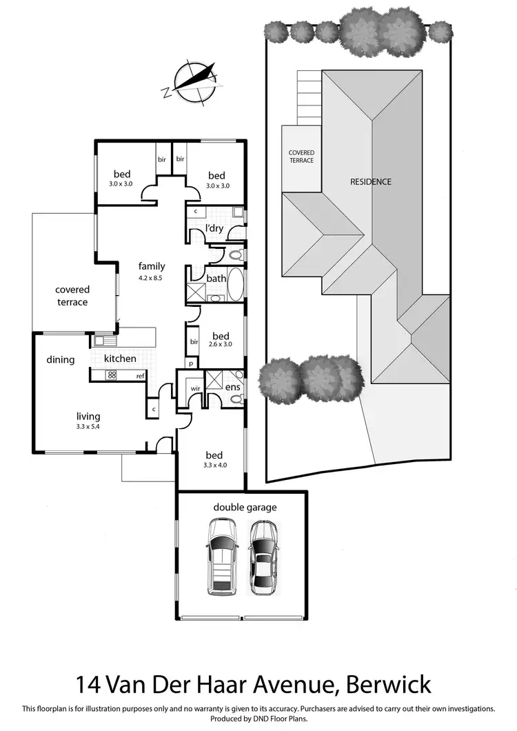 Floorplan of Homely house listing, 14 Van Der Haar Avenue, Berwick VIC 3806