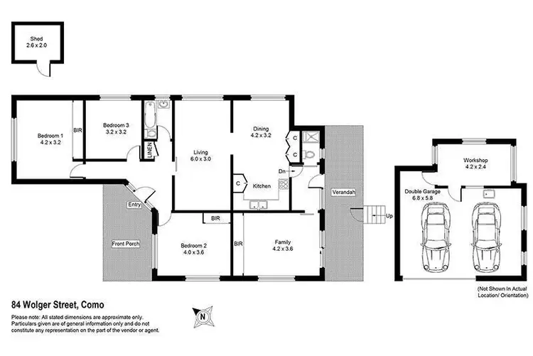 Floorplan of Homely house listing, 84 Wolger Street, Como NSW 2226