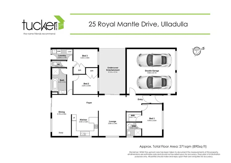 Floorplan of Homely house listing, 25 Royal Mantle Drive, Ulladulla NSW 2539