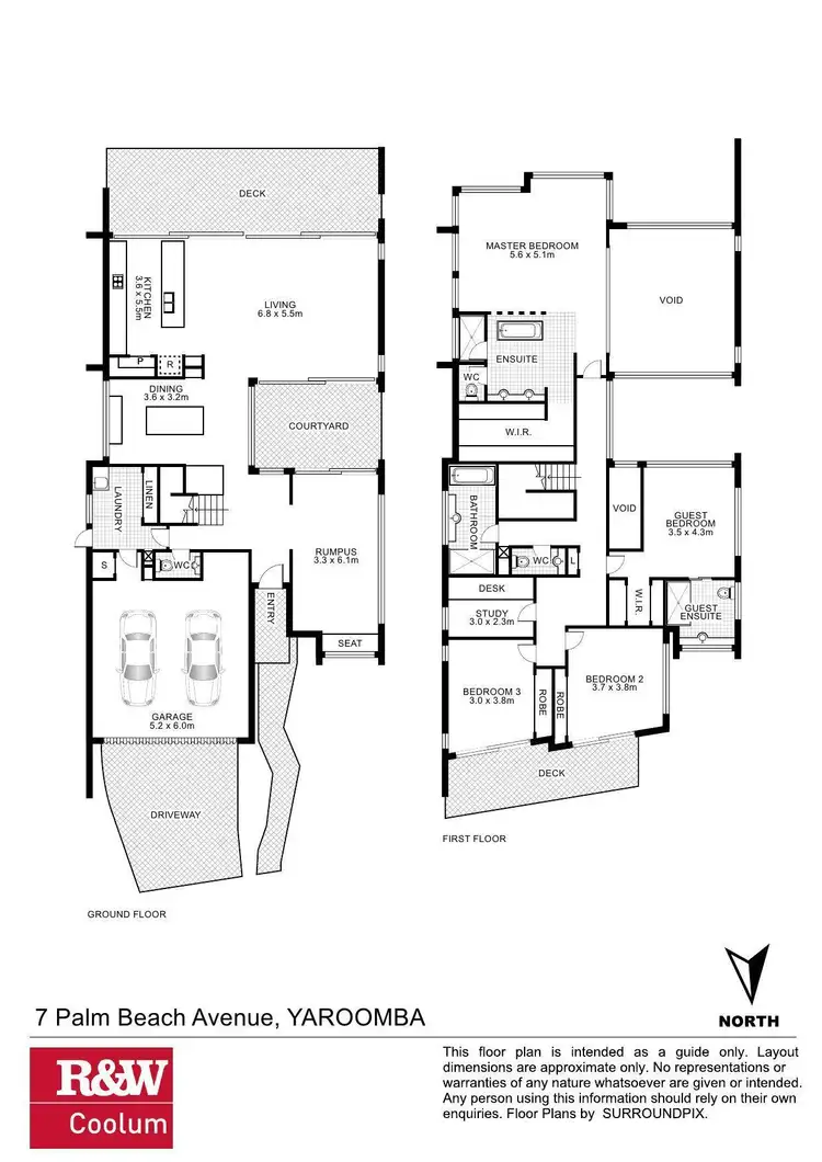Floorplan of Homely house listing, 7 Palm Beach Avenue, Yaroomba QLD 4573