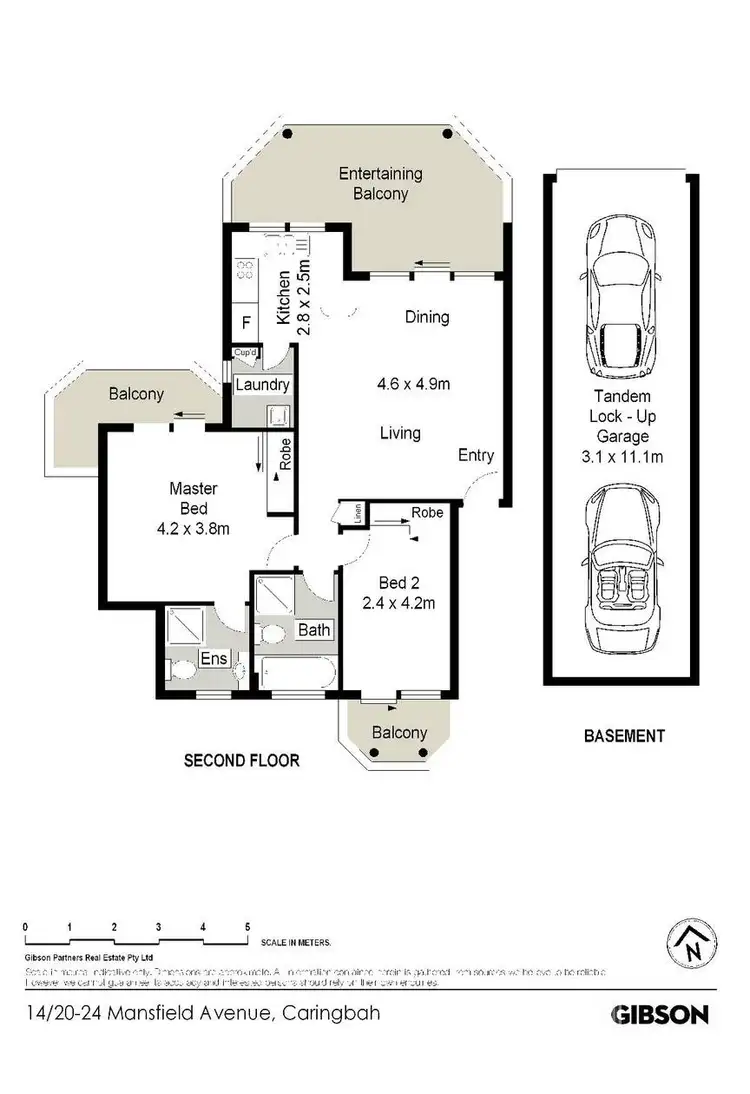 Floorplan of Homely apartment listing, 14/20 Mansfield Avenue, Caringbah NSW 2229