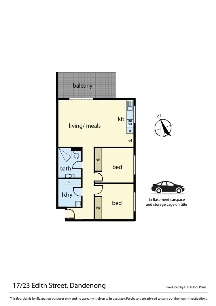Floorplan of Homely apartment listing, 17/23 Edith Street, Dandenong VIC 3175