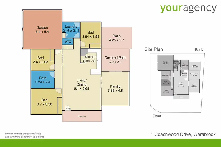 Floorplan of Homely house listing, 1 Coachwood Drive, Warabrook NSW 2304