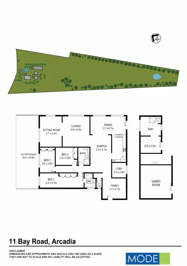 Floorplan of Homely house listing, 11 Bay Road, Arcadia NSW 2159