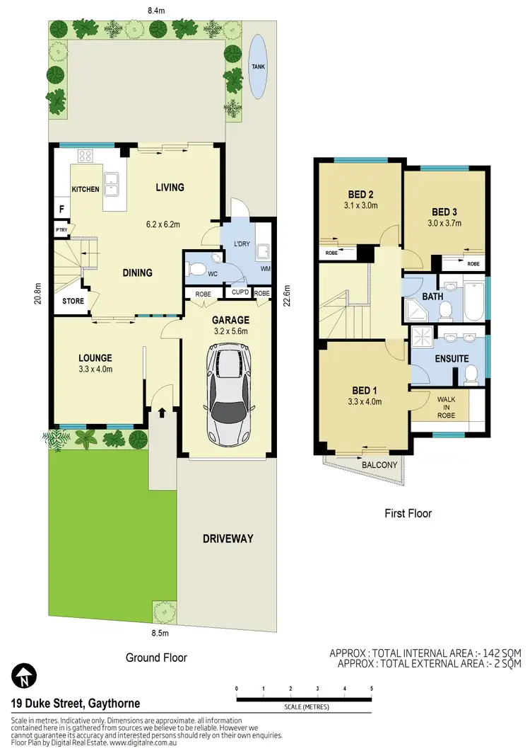 Floorplan of Homely townhouse listing, 19 Duke Street, Gaythorne QLD 4051