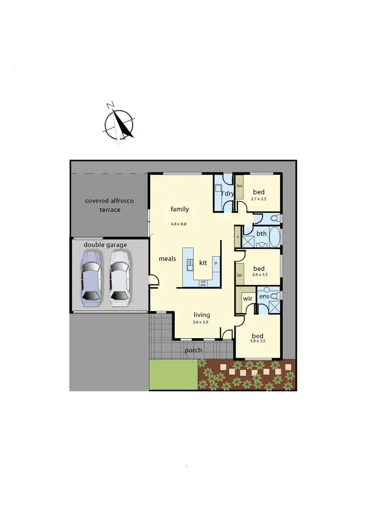 Floorplan of Homely unit listing, 5/13 Wood Street, Drouin VIC 3818