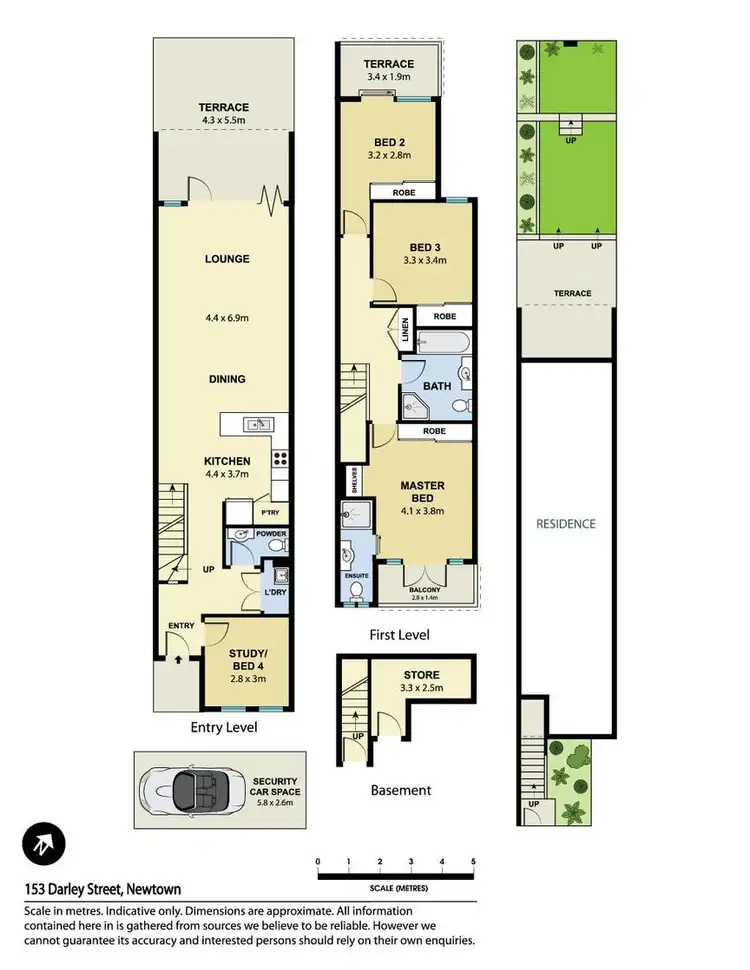Floorplan of Homely house listing, 153 Darley Street, Newtown NSW 2042