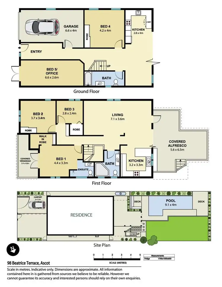 Floorplan of Homely house listing, 98 Beatrice Terrace, Ascot QLD 4007