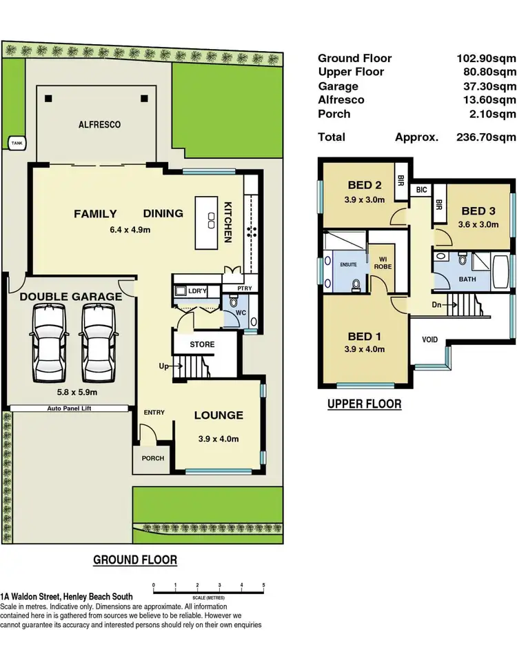 Floorplan of Homely house listing, 1a Waldron Street, Henley Beach South SA 5022