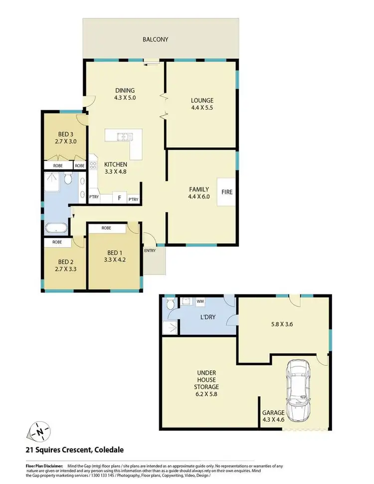 Floorplan of Homely house listing, 21 Squires Crescent, Coledale NSW 2515