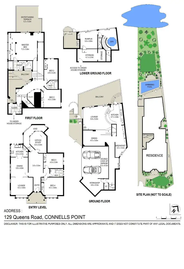 Floorplan of Homely house listing, 129 Queens Road, Connells Point NSW 2221