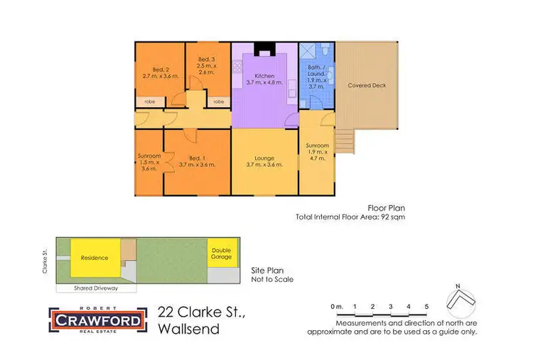 Floorplan of Homely house listing, 22 Clarke Street, Wallsend NSW 2287