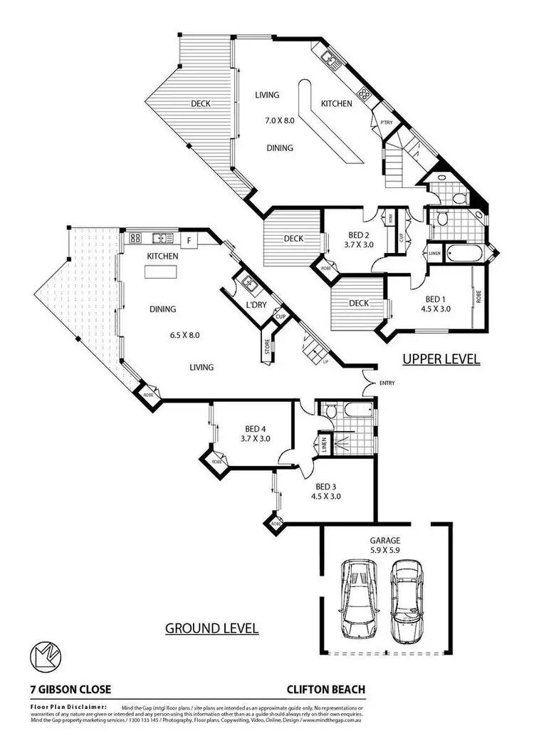 Floorplan of Homely house listing, 7 Gibson Close, Clifton Beach QLD 4879