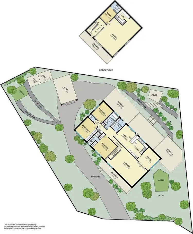 Floorplan of Homely house listing, 13 Hurds Hill Drive, Coromandel Valley SA 5051