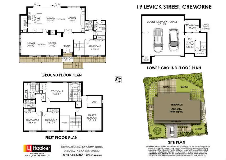 Floorplan of Homely house listing, 19 Levick Street, Cremorne NSW 2090