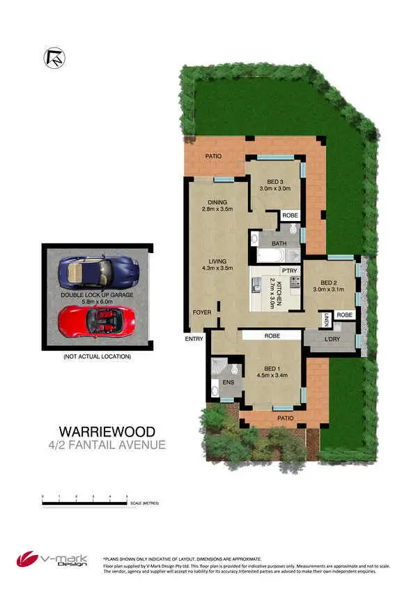 Floorplan of Homely unit listing, 4/2 Fantail Avenue, Warriewood NSW 2102