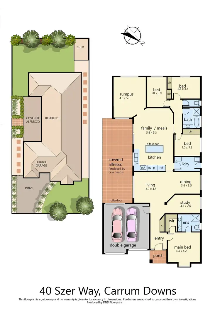Floorplan of Homely house listing, 40 Szer Way, Carrum Downs VIC 3201