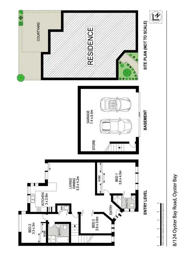 Floorplan of Homely villa listing, 8/124 Oyster Bay Road, Oyster Bay NSW 2225