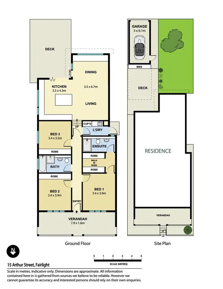 Floorplan of Homely house listing, 15 Arthur Street, Fairlight NSW 2094