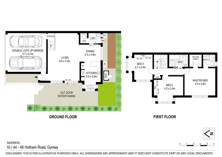 Floorplan of Homely townhouse listing, 10/44-48 Hotham Road, Gymea NSW 2227
