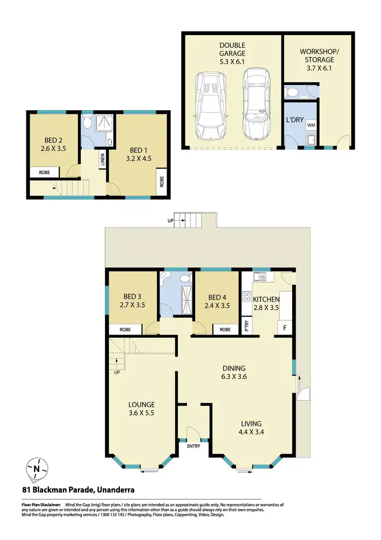 Floorplan of Homely house listing, 81 Blackman Parade, Unanderra NSW 2526