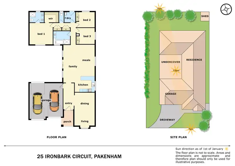 Floorplan of Homely house listing, 25 Ironbark Circuit, Pakenham VIC 3810