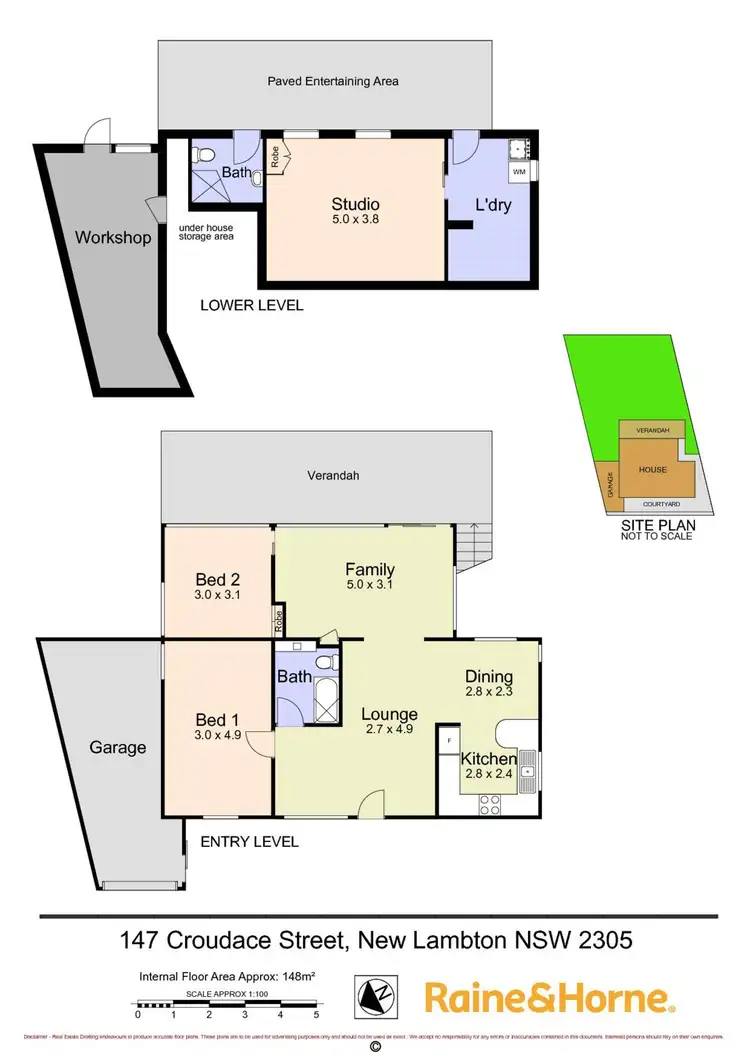 Floorplan of Homely house listing, 147 Croudace Street, New Lambton NSW 2305