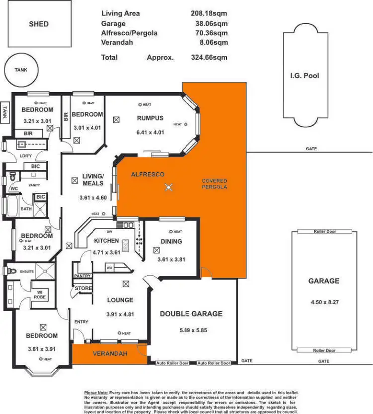 Floorplan of Homely house listing, 5 St. Vincent Street, Gulfview Heights SA 5096