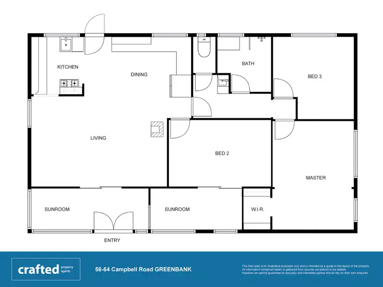 Floorplan of Homely house listing, 56-64 Campbell Road, Greenbank QLD 4124