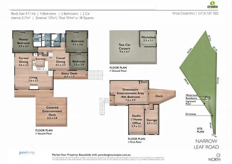 Floorplan of Homely house listing, Address available on request