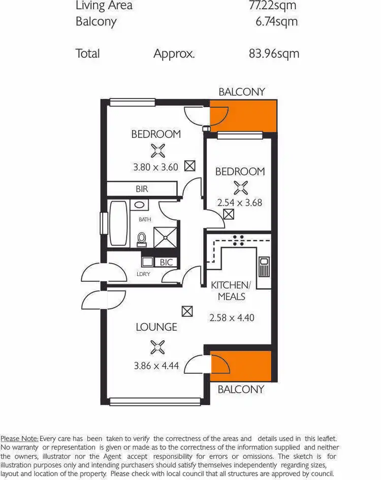 Floorplan of Homely unit listing, 11/15 Austral Terrace, Morphettville SA 5043