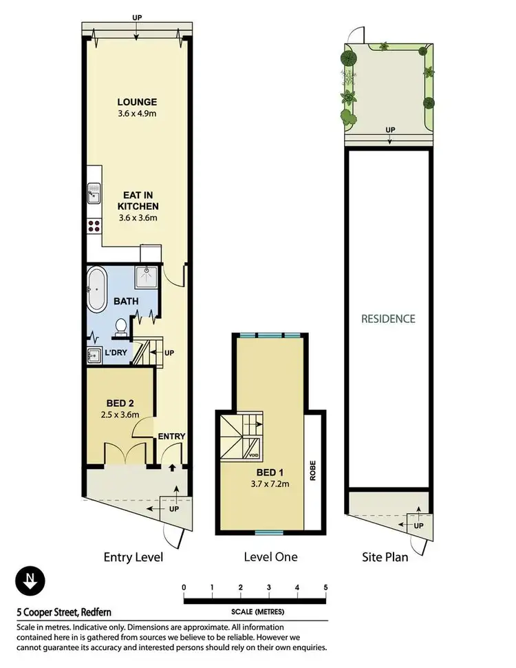 Floorplan of Homely house listing, 5 Cooper Street, Redfern NSW 2016
