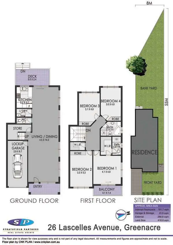 Floorplan of Homely house listing, 26A Lascelles Avenue, Greenacre NSW 2190